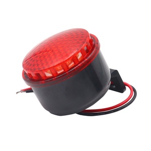 Sirène forte à <span class=keywords><strong>décibel</strong></span> élevé 5037 sonnerie d'alarme piézoélectrique 5V 12V 24V DC son d'alarme piézo-électrique Six tons avec lumière flash LED - Product Image 3