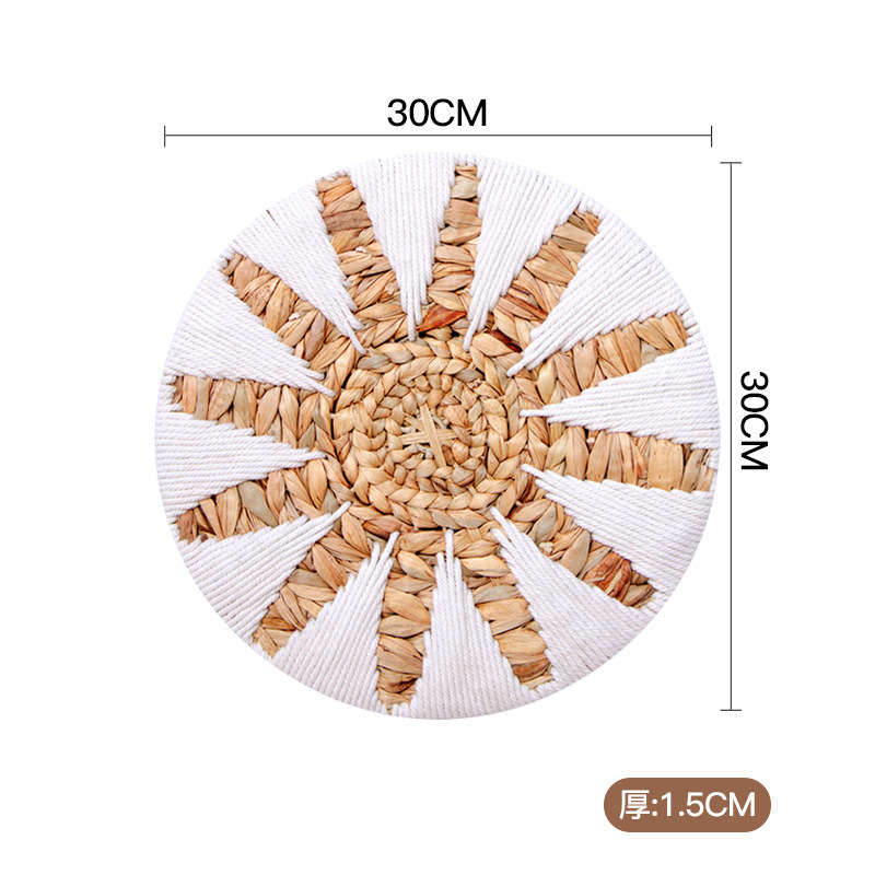 Tresse mixte fil blanc Huluscao 30cm