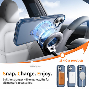 เคสโทรศัพท์มือถือคุณภาพสูง ราคาถูกที่สุด แบบด้าน กันกระแทก รองรับการชาร์จแม่เหล็ก สำหรับ <span class=keywords><strong>iPhone</strong></span> 17 Pro <span class=keywords><strong>Max</strong></span> - Product Image 5