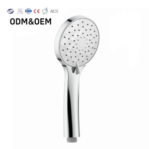 High Pressure Multi Function Handheld Shower Head Luxury Modern Chrome Look Bathroom Shower Head 4 Adjustable Spray Modes - Product Image 1