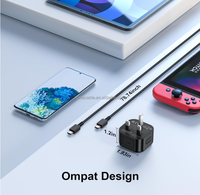 Nouvelle conception de 25W USB C Super Fast Charging UK 3-pin Portable Phone Tête de charge rapide pour Samsung Galaxy S23 24 25 ultra