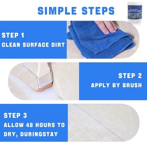 Sigillante Impermeabile Invisibile, Agente <span class=keywords><strong>Impermeabilizzante</strong></span> in Gomma Liquida, Adesivo Trasparente per Riparazione Perdite su Tetti e Pareti, Durevole e di Alta Qualità - Product Image 5