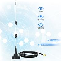 Antenne mâle 2.4GHz 5GHz 5.8GHz pour routeur WiFi carte réseau sans fil adaptateur USB caméra IP de sécurité impédance 50 Ohm