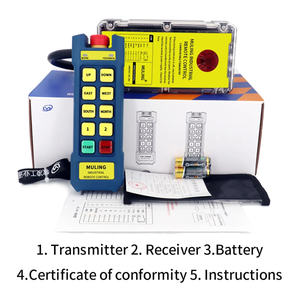 Mando a distancia Industrial a prueba de agua, mando a distancia inalámbrico, para polipasto eléctrico, función de voz, hecho de plástico, Ip68 +, para polipasto eléctrico - Product Image 2