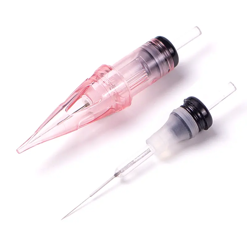 pink pmu cartridge needle nano universal pmu needle cartridges oem tattoo supplies disposable tattoo cartridge needle for tattoo