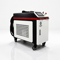 BOGONG Machine de nettoyage au laser pulsé de qualité industrielle 1000W, source laser JPT. Décapant de rouille métallique haute performance pour les chemins de fer