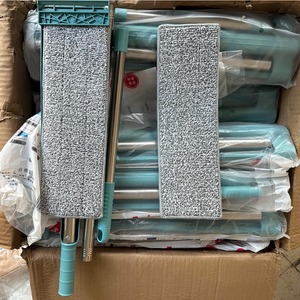 SY Herramienta de Limpieza para el Hogar, Mopa Plana de Microfibra con Sistema de Escurrido Manual, Mopa para Limpieza de Ventanas, Mopa Plana de Microfibra - Product Image 6