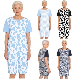 Mono adaptado para mujeres adultas con necesidades especiales, estampado y de colores, para pacientes mayores con demencia y Alzheimer, para entornos informales. - Product Image 1