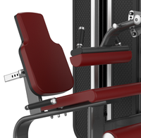 Machine de musculation des jambes à double fonction (extension et flexion) pour salle de sport et centre de fitness