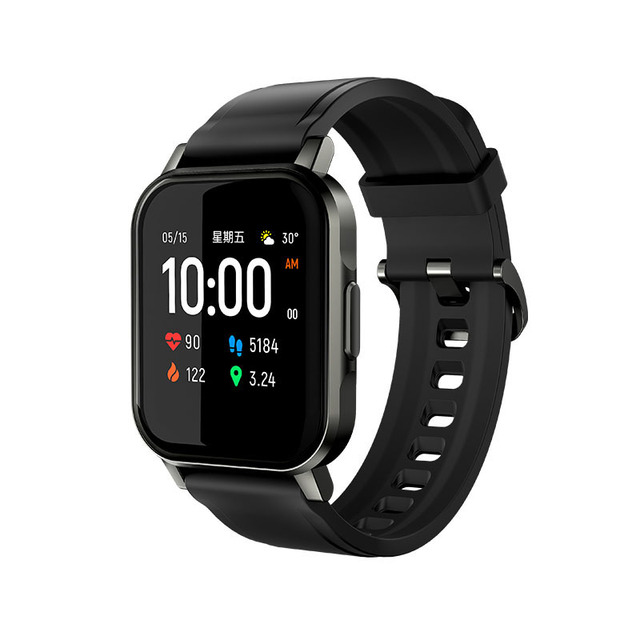 POSK Hay Lou LS02 Mini Smart Watch 2 IP68 Waterproof TFT Display 12 Sport Models Heart Rate Monitor English Version