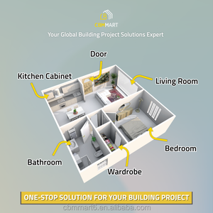 CBMMART <span class=keywords><strong>Armario</strong></span> de Dormitorio Moderno de Madera, Muebles de Dormitorio para América, Australia, Europa, Caribe, Villa, Apartamento - Product Image 6