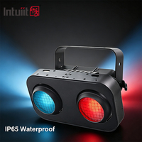 200W COB LED-Scheinwerfer 2-Augen RGB IP65 Wasserdicht Aluminiumlegierung DMX512 Publikums-Bühnen-Konzert-Außenbeleuchtung