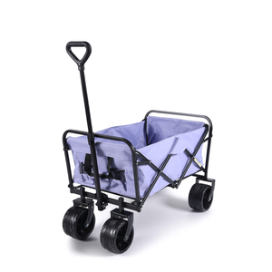 Chariot de plage pliable DB, 100L, aluminium, quatre roues, robuste, pour le shopping et le camping - Product Image 1