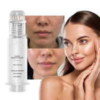 Kit d'Essence Visage Anti-Âge à l'Acide Hyaluronique et Peptides 5ml Marque Blanche – Micro-injection pour Réduire les Rides, Raffermir et Tonifier