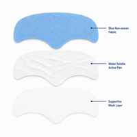 Patch frontal professionnel au collagène actif soluble dans l'eau, hydratation profonde et nourrissante, film de collagène en nanofibres