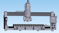 Routeur CNC Jinan GoodCut 5+1 axes pour la découpe de pierres naturelles, de carreaux de céramique, de dalles et de blocs - Précision de 0,01 mm, 3400x2200x400 mm