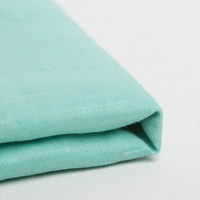 Tissu en dentelle de ramie 100% pur en gros, tissé uni 21SX21S 125G, léger et respirant, pour robe d'été, vêtement pour filles