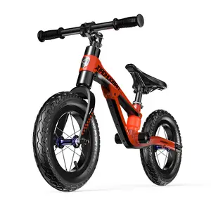 دراجة توازن للأطفال, دراجة توازن للأطفال موديل CE مقاس 12 بوصة مصنوعة من المغنيسيوم والكربون وبلا دواسة