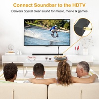 Câble audio optique coaxial Toslink plaqué or, fibre numérique mâle-mâle, 1M/2M/longueur personnalisable, pour home cinéma, haut-parleur, téléviseur
