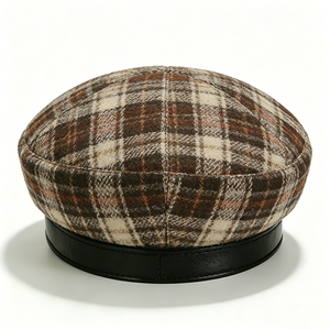 Women'S Beret Classic French Style Warm Berets With Leather <b>Band</b> for Fall Winter Beret <b>Hat</b> for Women Berets - Product Image 5
