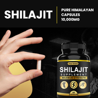 Complément de Shilajit Personnalisé 100% Pur Naturel Capsules de Shilajit Noir Complément pour la Santé du Système Immunitaire Vente Chaude sur Amazon