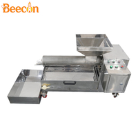 Extracteur de miel automatique industriel électrique en acier inoxydable, machine de traitement du miel et de la cire, presse à vis pour miel