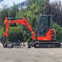 Choix optimal d'excavatrice de FL-40 d'installation facile pour les projets à petite échelle équipés des ventes directes d'usine de moteur d'oscillation