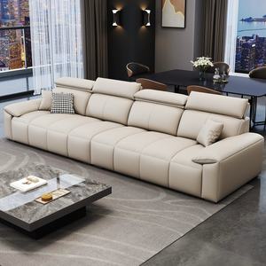 Sofá de Lujo para Sala de Estar de Alta Calidad Futurista de <span class=keywords><strong>3</strong></span> Plazas en Cuero Juego de Sofás Clásico Nórdico de Lujo - Product Image 1