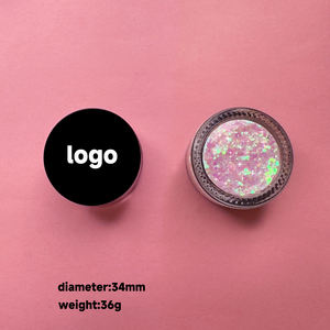 Etiqueta privada brillo maquillaje grueso solo gel de sombra de ojos logotipo personalizado de larga duración resaltar brillo cara cuerpo brillo sombra de ojos - Product Image 5