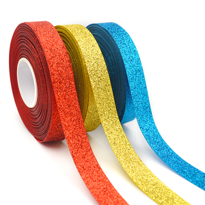 Noeuds de <span class=keywords><strong>ruban</strong></span> Gordon personnalisés avec paillettes, emballage prêt à l'emploi pour projets d'artisanat DIY, décoration de boîtes cadeaux - Product Image 3