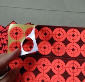 레드 9mm 에어 건 촬영 용지 대상 펠렛 클레이 종이 스티커 촬영 대상 - Product Image 2