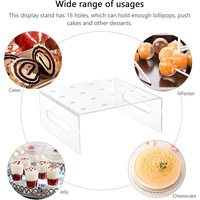 DIY Cake Push Pop Herstellungsset Silikonform Acryl-Displayständer Push Pop Röhren Backzubehör Dekorationsset