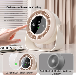 Ventilador de Circulação Inteligente com Controle por APP, Recarregável via USB, 100 Velocidades Ajustáveis, para Mesa, Parede, Casa e Escritório, OEM ODM - Product Image 6