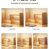 Étagère de bureau en acier de type H, bibliothèque de bureau avec cloison réglable, type sur pied pour dortoirs étudiants, rangement compact pour petit bureau