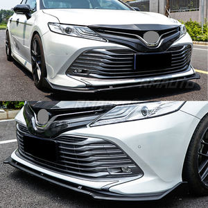 Gloss Black <b>Car</b> Front Bumper Lip Spoiler Splitter <b>Diffuser</b> Accessories Body Kits Cover <b>for</b> Toyota Camry 2018 2019 2020 - Product Image 6
