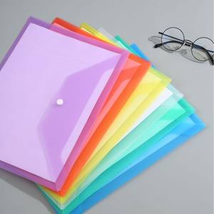 ชุดแฟ้มพลาสติก<span class=keywords><strong>4</strong></span>ชิ้นแบบใช้ซ้ำได้ขนาด A4ซองใส่กระเป๋าวัสดุ <span class=keywords><strong>PP</strong></span> พร้อมฝาปิดแบบสแนปสำหรับเอกสารของโรงเรียนสำนักงาน - Product Image 6