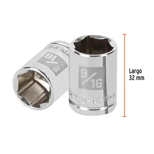 Boîte de 6 douilles à 6 points de 9/16 po, entraînement 3/8 po, TRUPER - Product Image 3