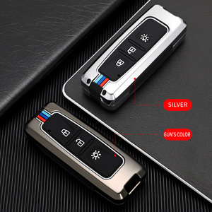 Étui de protection pour clé de voiture en alliage de zinc et gel de silice pour SWM G05 PRO G01 <span class=keywords><strong>FF</strong></span> X3 X7 Tiger EDi Iron Man Porte-clés Porte-clés Sac Accessoires - Product Image 6