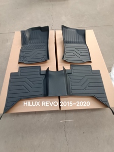 Tikar Mobil TPE Pabrikan Profesional Aksesori Mobil Interior Diskon Besar-besaran untuk <span class=keywords><strong>HILUX</strong></span> 2015 - Product Image 2