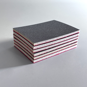 Bán buôn trà-màu đổ xô Velvet được hỗ trợ Sponge <span class=keywords><strong>Sanding</strong></span>/đánh bóng KHỐI KHÔ ướt nước Mài mài mòn sử dụng công cụ - Product Image 3