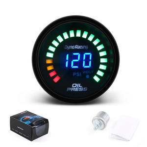 12V Universal Racing LED Scale + Digital Display 52mm <b>Car</b> Hydraulic Pressure Gauge with <b>Sensor</b> Universal <b>for</b> Instrument Panel - Product Image 2