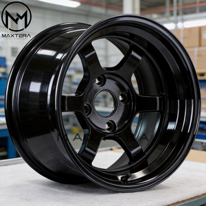 Maxtera ล้อรถโดยสารสไตล์ vPro <span class=keywords><strong>TE37</strong></span>ขึ้นรูปเองสำหรับ BMW Porsche VW Civic 370Z GT-R Supra Camaro Corvette ขอบล้ออัลลอย - Product Image 3