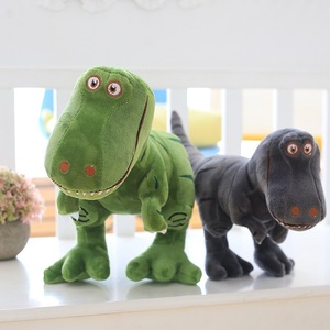 Jurassic bicolore imprimé Tyrannosaurus <span class=keywords><strong>Rex</strong></span> grande poupée dinosaure personnalisable Super doux peluche couette PP coton remplissage - Product Image 2