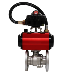 Válvula de Bola Neumática de Acero Inoxidable Personalizable DN15-DN200 para Agua/Aceite/Gas, a Prueba de Explosiones, Tipo Interruptor, Soporte OEM - Product Image 1