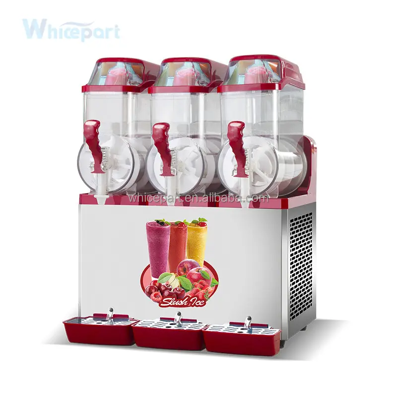 Yeni ürün çok şartname tarzı kar eritme makinesi Slushy yapma makinesi ticari Smoothie makinesi buzlu içecek makinesi