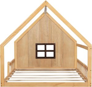 Montessori Huis Vloer <span class=keywords><strong>Bed</strong></span> Custom Hout Kinderen Trapbed Nieuwe Aankomst Grote Verlichte Enfant Slaapkamer Of Hotel Meubilair - Product Image 5