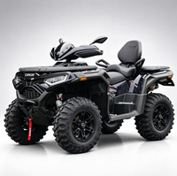 Quad 4x4 tout-terrain automatique certifié CEE avec suspension indépendante, pare-chocs en acier et pneus tout-terrain
