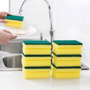 Éponge de cuisine rectangulaire robuste, écologique, anti-rayures, absorption d'eau 500%-750%, pour vaisselle, fabrication américaine - Product Image 5