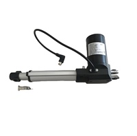 Actionneur linéaire 12V/24V CC, moteur à balais personnalisé à couple élevé, étanche IP54, certifié CE, pour ventilateur
