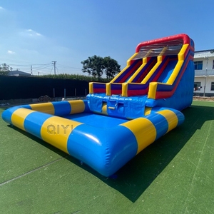 Toboggan aquatique <span class=keywords><strong>gonflable</strong></span> géant avec piscine, toboggan aquatique <span class=keywords><strong>gonflable</strong></span> bleu avec piscine, toboggan aquatique <span class=keywords><strong>gonflable</strong></span> pour adultes - Product Image 2